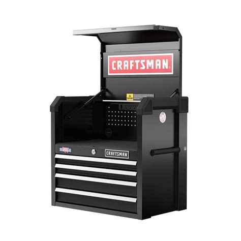 Craftsman 26 in. 4 drawer Steel Tool Chest 15.25 in. H X 12 in. D